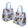 thumbnail image 2 of French Bulldogs Insulated Lunch Bag for Women & Adults,Large Portable Soft Cooler Lunch Bag,Thermal Food Storage Tote with Pearl Cotton,8.66L,8.75x5.75x9.5 Inch, 2 of 6