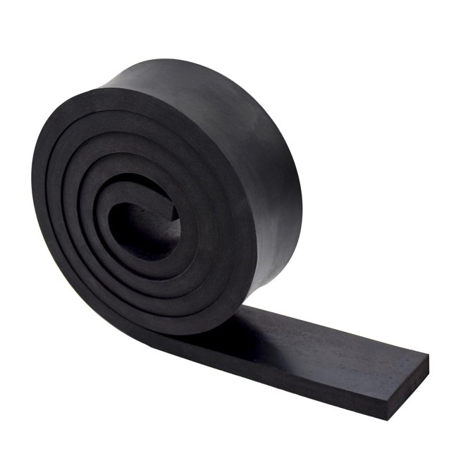 Tiras de goma TEKDOE de neopreno de 1,27 cm de grosor y 5 pies de largo