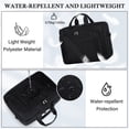thumbnail image 3 of RAINSMORE Laptop Bag 17.3 Inch Laptop Briefcase for Men Women Large Waterproof Laptop Case Business Office Work Computer Bag Adjustable Shoulder Messenger Bag,Black, 3 of 7