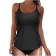 thumbnail image 2 of Einccm Women's One Piece Swimsuit with Padded Top, High Waist Bikini Bottoms, Slimming Fit, Comfortable Shoulder Straps, Perfect for Beach and Pool, 2 of 8