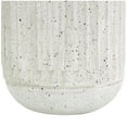 thumbnail image 4 of DecMode 17" Ribbed Speckled Gray Metal Vase, 4 of 14
