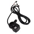 thumbnail image 1 of Juego de Empuñadura Giratoria de Acelerador 36V 48V Cable de Acelerador de Scooter para Manillares de 225mm Bicicletas Eléctricas Accesorios de Bicicleta Eléctrica ANGGREK Otros, 1 of 8