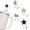 Pink, White, Gray, Black, variant on 4Pcs Silicone Straw Covers for Stanley Cup, Cute Heart Bow Star Straw Toppers for 10mm Straws, Reusable Dustproof Straw Caps for 30&40 Oz Tumblers, Cup Accessories