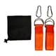 thumbnail image 4 of Juego de correas resistentes para colgar columpios de exterior, hamacas de yoga, correas de árbol con mosquetones y anilla en D, bolsa de almacenamiento (naranja), 4 of 7