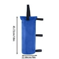 thumbnail image 2 of Heavy Duty Sandbags for Canopy Tent Weights Outdoor Wind Resistance Sandbag Weights for Gazebo RV Awning Trampoline Stakes Beach Portable Adjustable Folding Stabilizer Base 18 Inch Black, 2 of 5