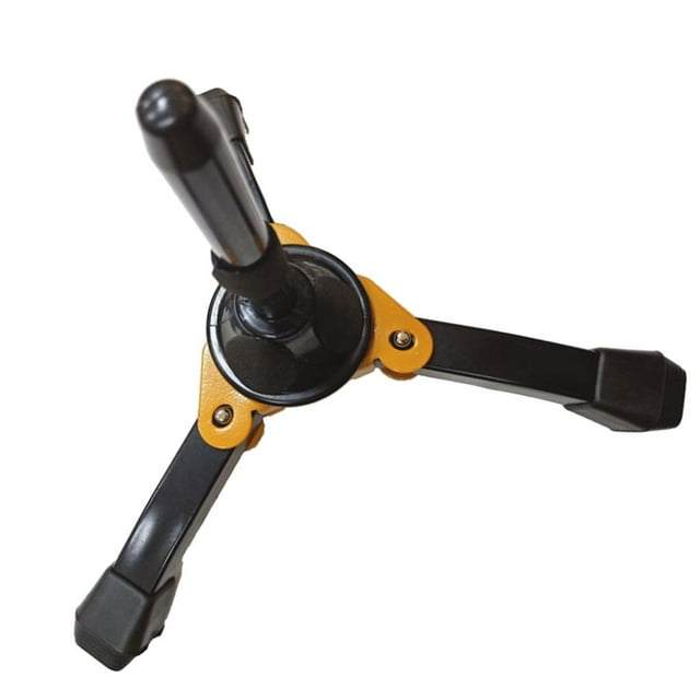 Tenedor Plegable Portátil Perfecl para Clarinete y Oboe con Base Amarilla
