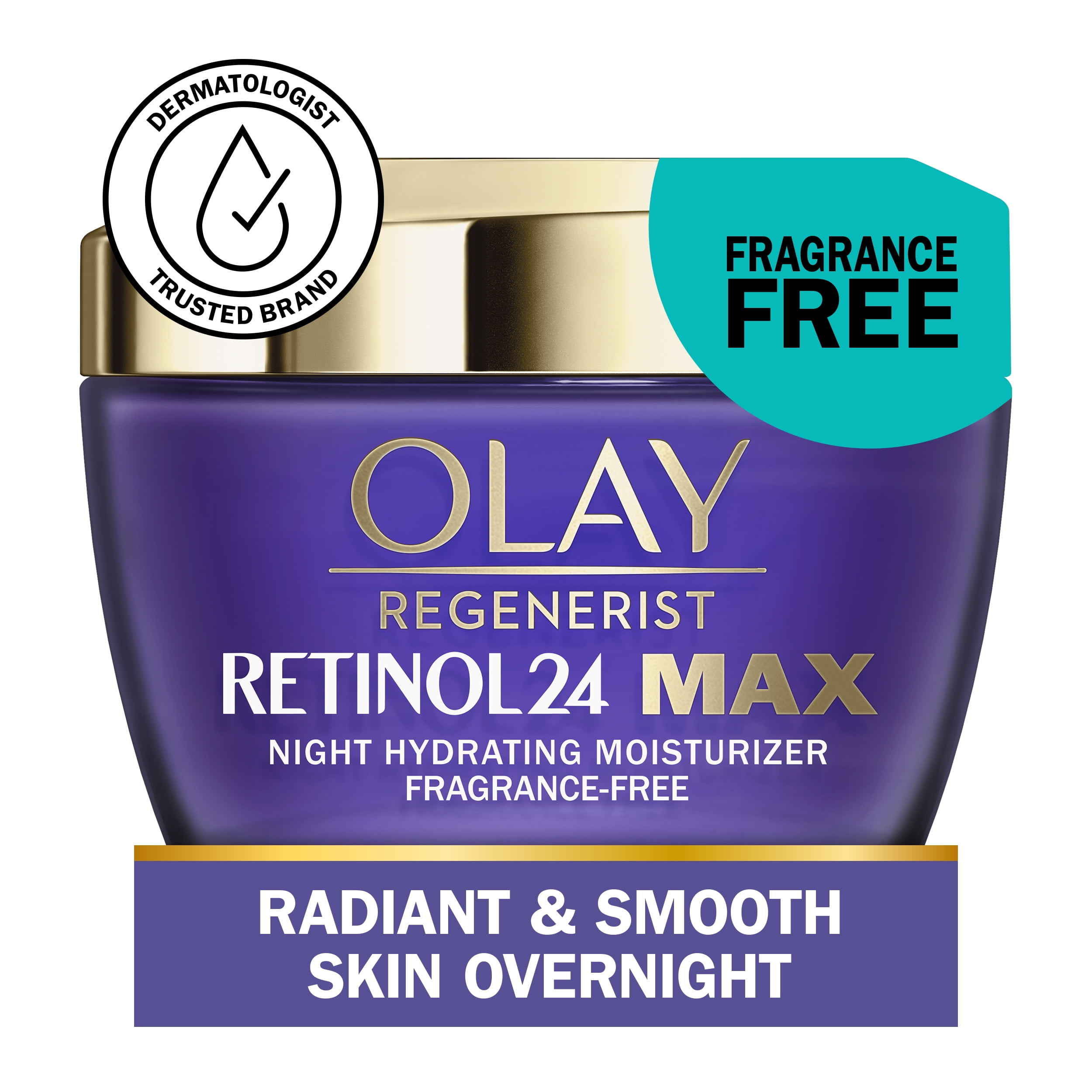 Olay Regenerist Retinol 24 MAX Night Face Moisturizer, AntiAging Cream