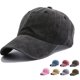 thumbnail image 2 of Gorra de béisbol lavada con placa ligera estadounidense, gorra negra de tapa blanda antigua para hombres y mujeres, gorra con visera curva para exteriores, 2 of 6