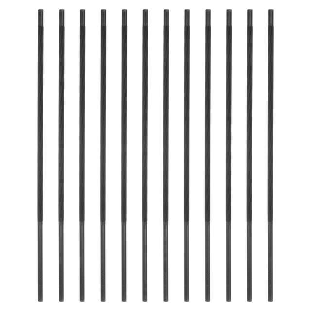 Uxcell 12pcs Lima para motosierra 3/16" (4.8mm) de acero endurecido de alto carbono, raspador redondo para pulido de cadenas de motosierra