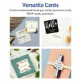 thumbnail image 3 of Avery Printable Square Cards, 3" x 3", Matte Ivory, 300ct, 3 of 8