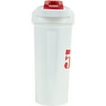 thumbnail image 4 of 5% Nutrition Rich Piana Gym Protein Shaker Bottle | Fits Most Cup Holders | Leak-Proof | Measurement Line | BPA-Free Plastic | Internal Mixer 20oz | White Red, 4 of 6