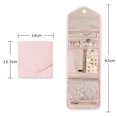 thumbnail image 4 of YAOMOBB Jewelry Case Large Capacity Foldable Jewelry Organizer Waterproof Compartmentalized Storage Pouch for Earrings Rings and Necklaces Household Jewelry Supply, 4 of 6