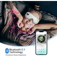 thumbnail image 3 of Eye Massager, Rechargeable Eye Mask with Compression & Music, Electric Sleep Mask for Relieve Puffy, Dark Circles, Eye Strain, Eye Bags & Dry Eyes Improve Sleeping, Suitable for Women Men, 3 of 8