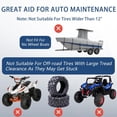thumbnail image 7 of GARVEE 2 PCS Car Wheel Dolly,Heavy Duty 3000 LBS Hydraulic Car Dolly Jack Set for Vehicle Repair,Positioning & Moving,Blue, 7 of 7