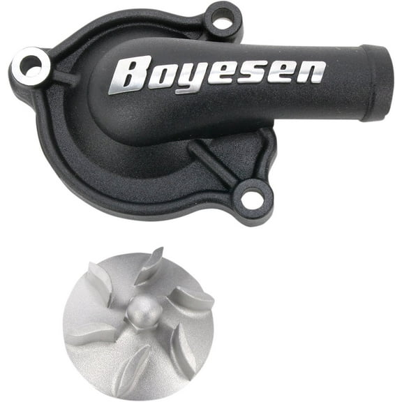 Boyesen Supercooler Black Water Pump Cover & Impeller Kit (WPK-06AB)