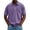 Purple, variant on KLHDSF Men's Polo Shirts Short Sleeve Cotton Pique Golf Shirts with Pocket Casual Performance Moisture Wicking Polos Army Green L