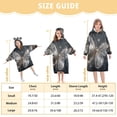 thumbnail image 3 of BZSMCE Wearable Blanket Hoodie Fashion Crystal Butterfly Home Wear, 3 of 7