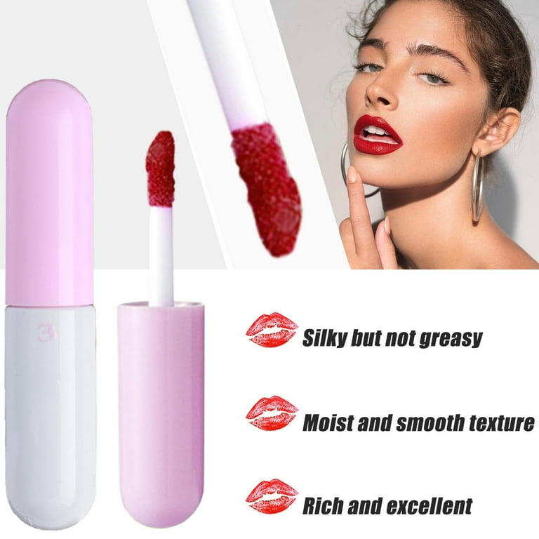 Woxinda Heart Glitter for Lip Gloss Making Lip Gloss Clear Containers Mirror Lip Glaze Is Clear and Moisturizing Not Easy to Fade Non Stick to The Cup