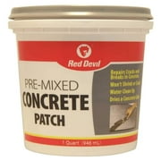 Red Devil 0644 Pre-Mix Concrete Patch, 1-Quart, Each