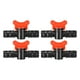 thumbnail image 1 of Uxcell 4-Pack Válvula de Bola con Espigas, para Tubo de Goteo de 1 Pulgada, Válvula de Bola de Plástico en Línea con Interruptor de Cierre, 1 of 1