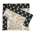 thumbnail image 1 of Vargottam Luxury Collection Dinner Table Linen Dcor Cotton Napkin Printed Fabric Reusable Napkins Set Of 12, 20 X 20 - Asian Block, 1 of 6
