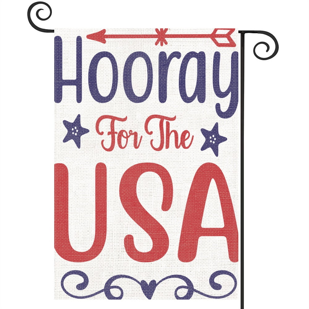 Independence Day Garden Flag 12 x 18 Inch,Memorial Day Yard Flag,Yard