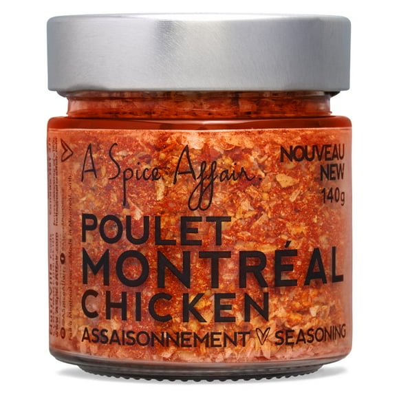 Montreal Chicken Seasoning A Spice Affair. 140g (4.9 oz) Jar