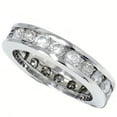 thumbnail image 3 of Pompeii 2 CT Channel Set  Round Diamond Eternity Ring 14K White Gold (G/H,I1), 3 of 3