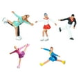 thumbnail image 2 of 5 figuras en miniatura a escala 1:87, adornos, patinaje artístico, temática deportiva, proyectos de bricolaje pintados, dioramas, figuras de escenas, 2 of 8
