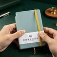 thumbnail image 6 of DUOYOU Hardcover Executive Notebook Pocket Size Notebook With Pen Holder Mini Journal Portable Strap Notebook For Business Work Travel Writing, 6 of 6