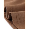 thumbnail image 5 of Vestido camisero Allegra K de gamuza sintética para mujer marrón XS, 5 of 5