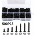 thumbnail image 1 of Paquete de 500 Tornillos autoperforantes TUNC M3 negros, 1 of 5