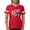 Red, variant on CafePress - Love Is In The Air - Womens Football Shirt