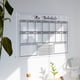 thumbnail image 5 of Pizarra de acrílico para planificador semanal de pared Giyblacko, con borrado en seco transparente, reutilizable, para lista de tareas diarias y semanales., 5 of 8