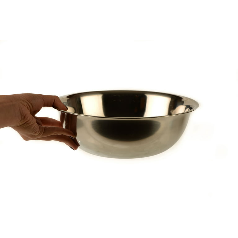 1 Pack] 8 Quart Large Stainless Steel Mixing Bowl - Baking Bowl, Flat Base  Bowl, Preparation Bowls - Great for Baking, Kitchens, Chef's, Home use by  EcoQuality (8 qt) 