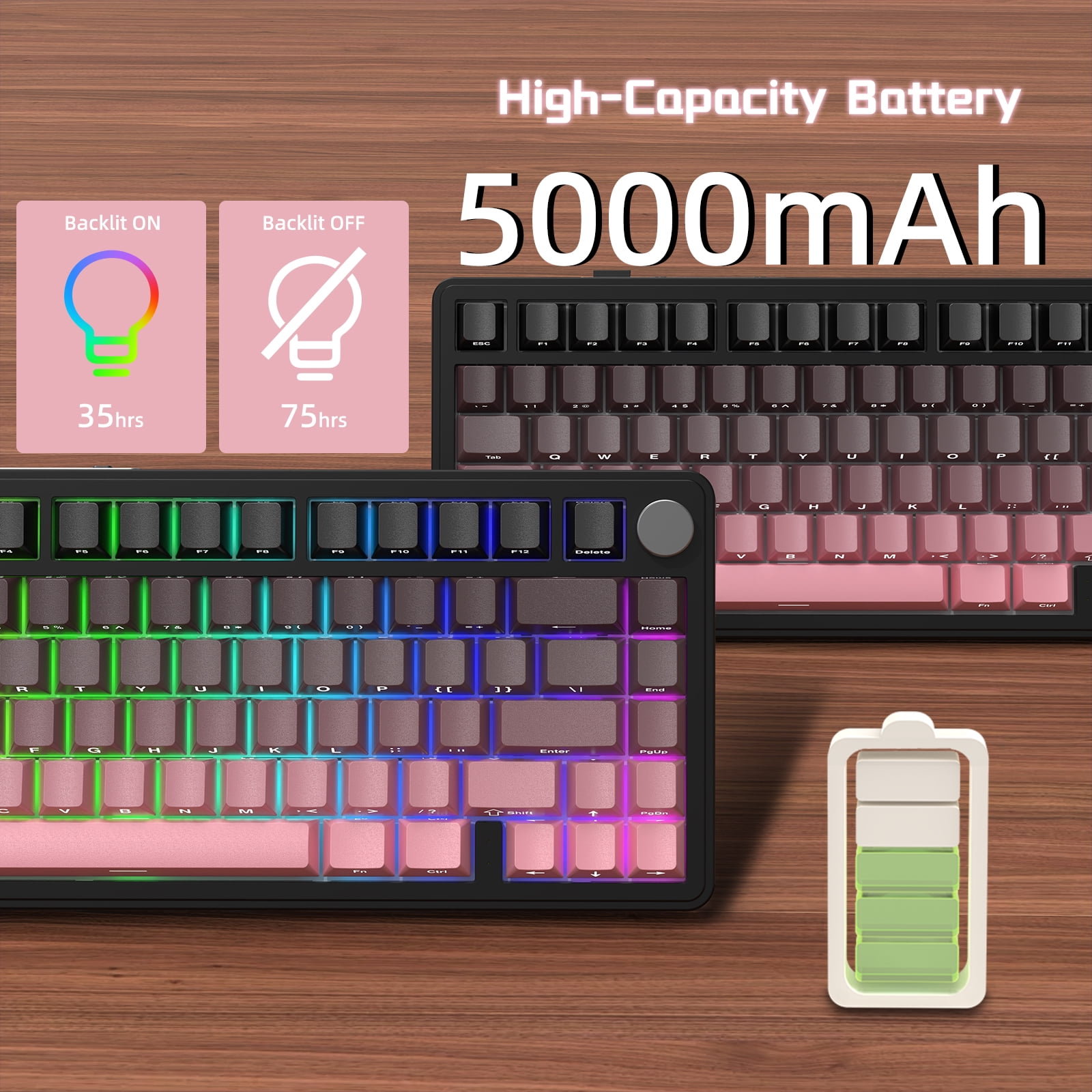 ATTACK SHARK X85 Wireless Mechanical Keyboard 75% Gasket
