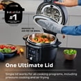 thumbnail image 3 of Instant Pot Duo Crisp Ultimate Lid, 13-in-1 Air Fryer and Pressure Cooker Combo, Sauté, Slow Cook, Bake, Steam, Warm, Roast, Dehydrate, Sous Vide, & Proof, App With Over 800 Recipes, 6.5 Quart, Black, 3 of 5