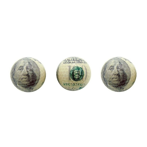 Hundred Dollar Bill Golf Ball 3 Pack