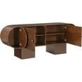 thumbnail image 3 of Meridian Furniture Harlow Brown Sideboard/Buffet, 3 of 12