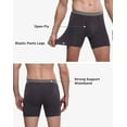 thumbnail image 3 of INNERSY Boxer Briefs with Open Fly Cotton Stretch Underwear for Men 7-Pack (Gradient Basics, X-Large), 3 of 6