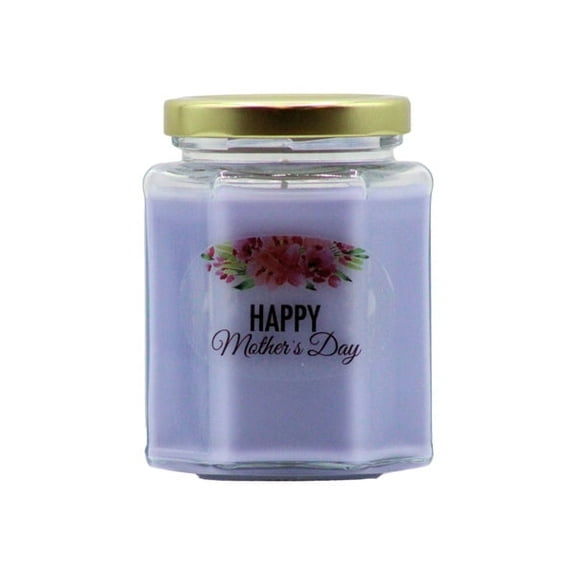 Happy Mother's Day Lavender Candle | Lavender Scented Soy Wax Candle | Hand Poured in the USA by Just Makes Scents Candles & Gifts (8 oz)