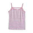 thumbnail image 2 of Cethrio Tank Tops for Girls 2025, Cotton Plaid Sleeveless Summer Shirts Pink Size 9-10 T, 2 of 9