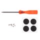 thumbnail image 5 of Caja inferior Pies de goma + Tornillos + Destornillador para A1425 A1502 A1398, 5 of 8