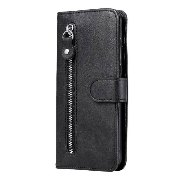 Estuche de Cuero PU con Cierre para OPPO Reno 11F , Funda Protectora con Billetera y Correa