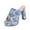 Light Blue, variant on Womens Slip On Patent Casual Party Open Toe Platform Stiletto High Heel Heeled Sandals Women's Fashionable And Casual All-Match Round-Toed Fish-Mouth High-Heeled Sandals