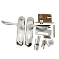 thumbnail image 2 of serony Stainless Steel Door Handle Lock Keyed Handleset Lever Mortise Panel Lock A, 2 of 9