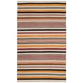 thumbnail image 2 of SAFAVIEH Montauk Crawford Striped Soft Braided Cotton Area Rug, Red/Multi, 3' x 5', 2 of 6