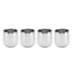 thumbnail image 3 of 4 tazas de café de acero inoxidable con aislamiento de doble pared para evitar quemaduras, taza curva de 200 ml, 3 of 14