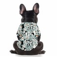 thumbnail image 4 of Dog Sweatshirt, Lightweight Animal Print, Sky Blue XXL Size, 1 Piece Pet T-Shirt for Large Breed Dogs, Casual Daily Wear Outdoor Walking Comfortable Pet Apparel, 4 of 5