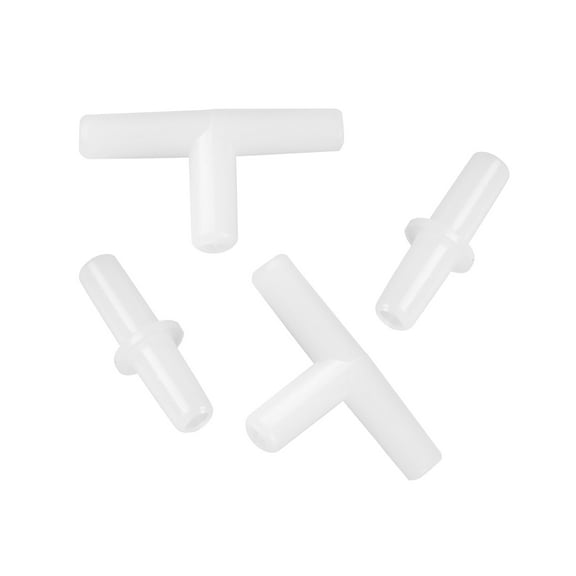 MERRYHAPY Aquarium Air Tube Connectors Fish Tank Accessories White 40 Pieces for Aquarium Supplies